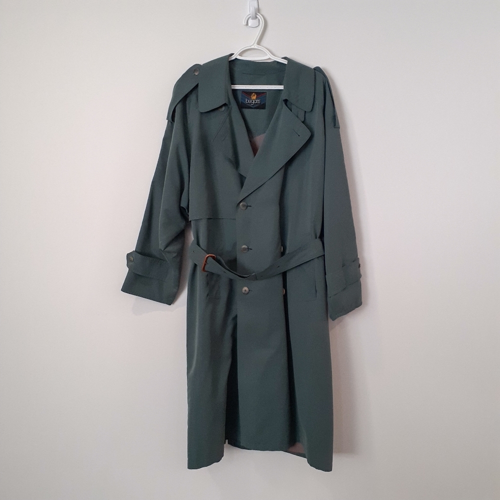 Vintage/Retro 80's Bugatti Businesscore Oversized Streetwear Trench - Picture 15 of 15